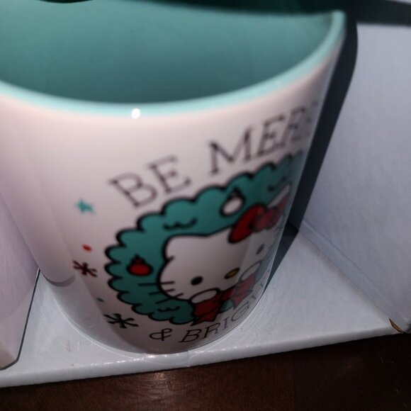 Christmas Coffee Mugs Set Ceramic Cups Holiday Xmas Decorations Unique Gift 2pc - Picture 5 of 9